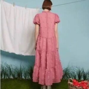 Sister Jane Rose Maxi Dress with Puff Sleeves